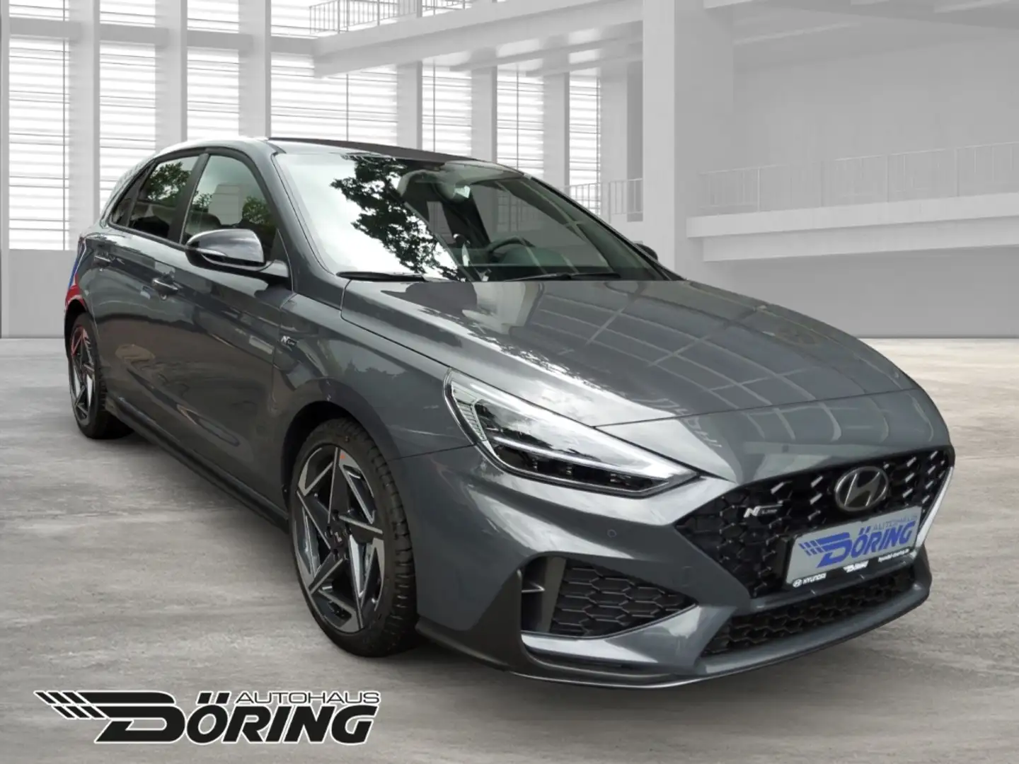 Hyundai i30 1.5 Turbo N Line Automatik 140 PS MY25 Mildhybrid Gris - 2