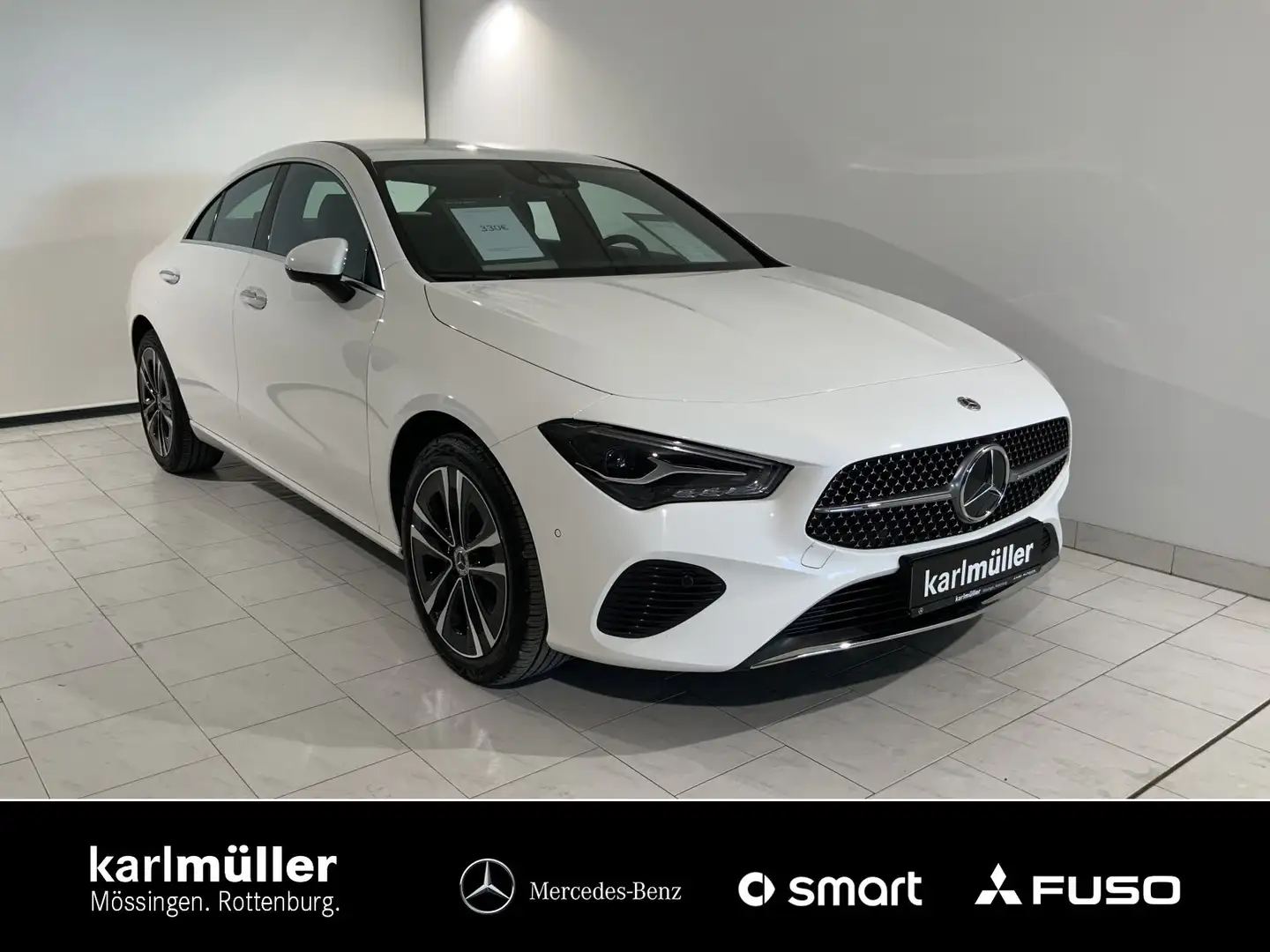 Mercedes-Benz CLA 200 CLA 200 Coupé +KeyGo+Apple+RfK+LED+Vor.Distr+DAB Blanc - 1