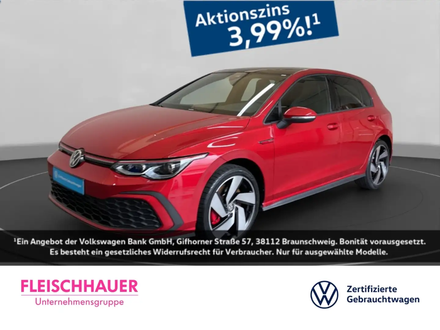 Volkswagen Golf GTI Pano HarmanKardon Matrix Kamera 18'' Rood - 1