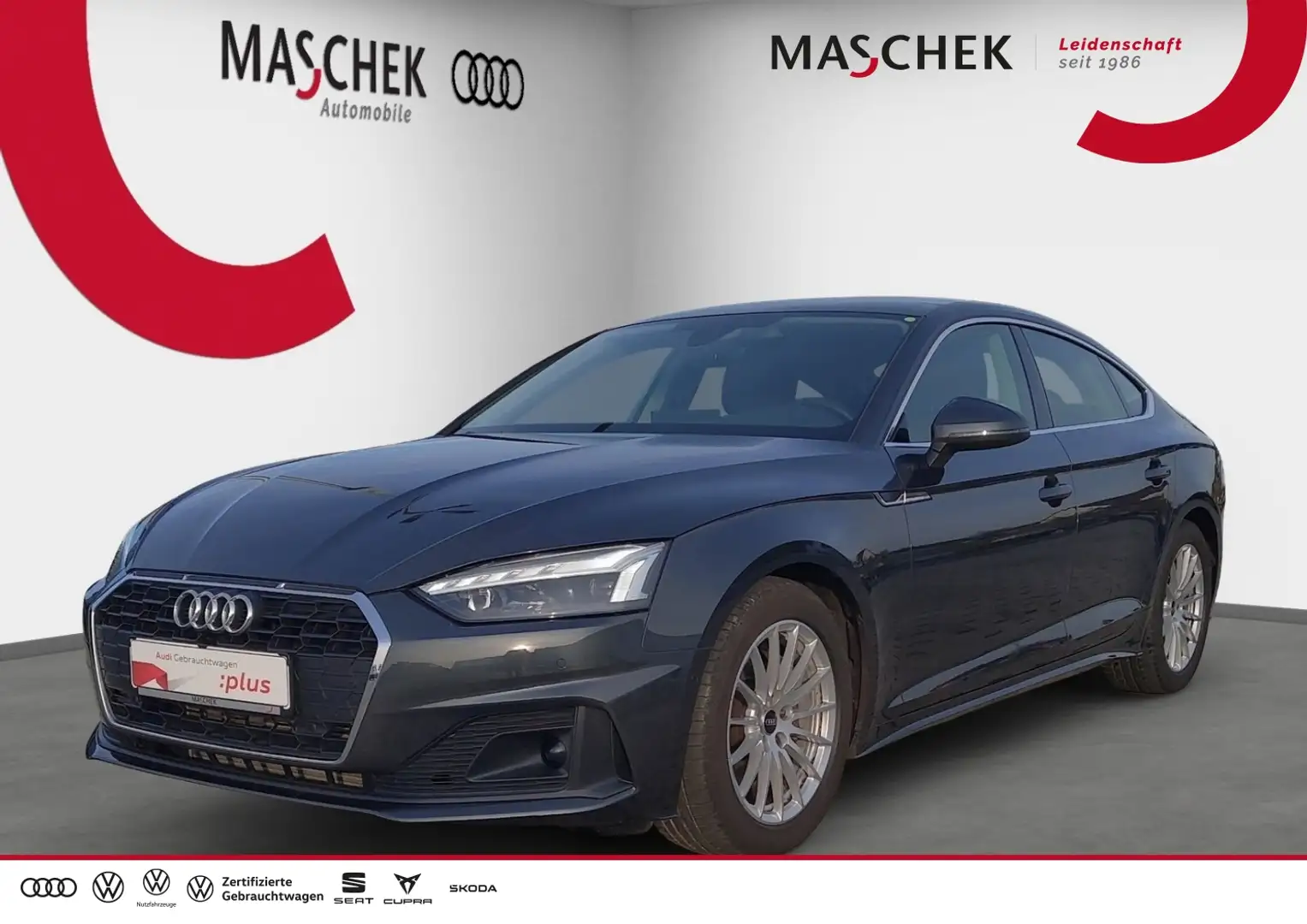 Audi A5 Sportback 40 TFSI S tronic Matrix Naviplus R-Cam S Grau - 1