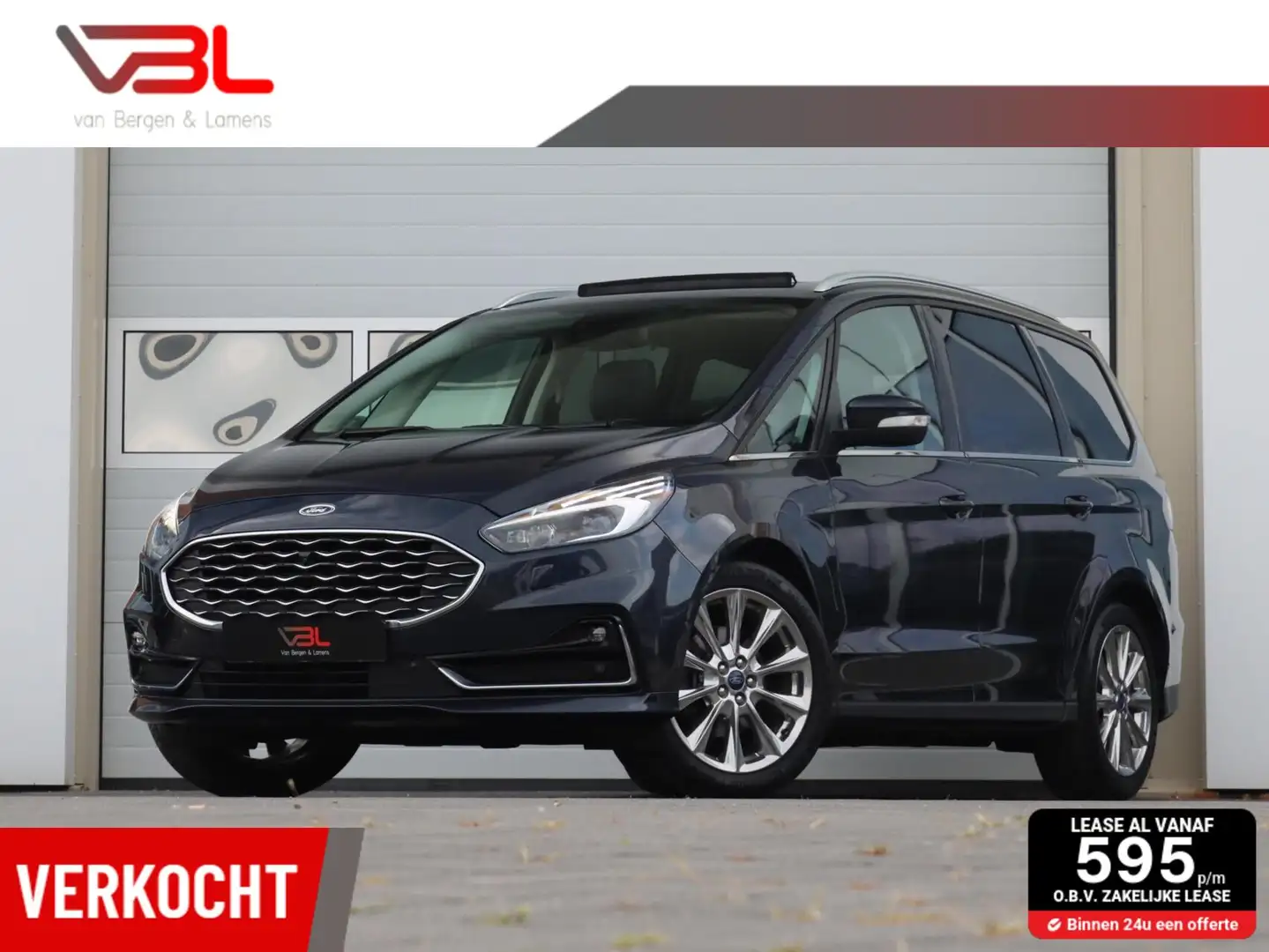 Ford Galaxy 2.5i 190PK HEV Vignale | 7 persoons Bleu - 1
