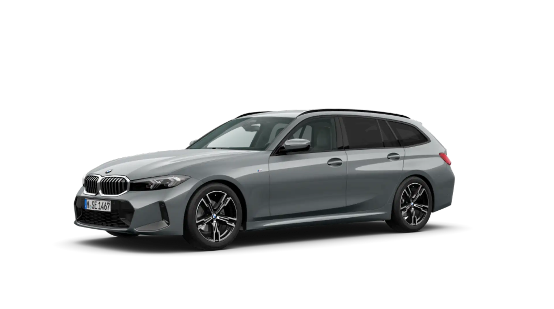 BMW 320 320dA Touring Gris - 2