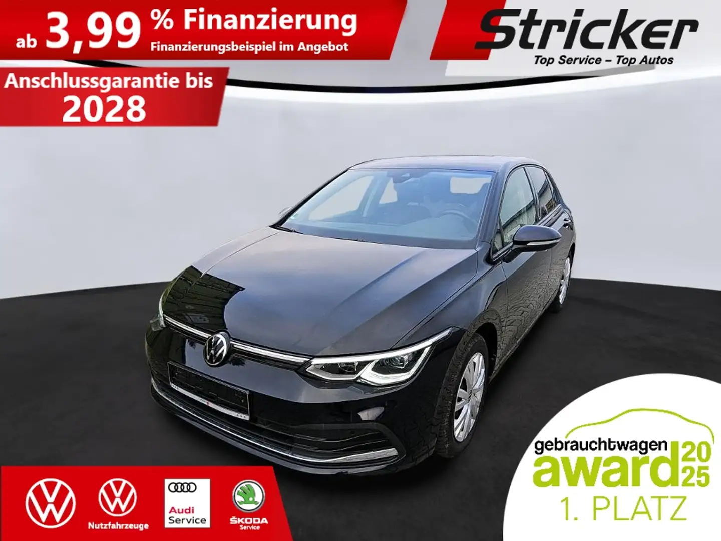 Volkswagen Golf Active 2.0TDI DSG 223,-ohne Anzahlung Navi ACC Schwarz - 2