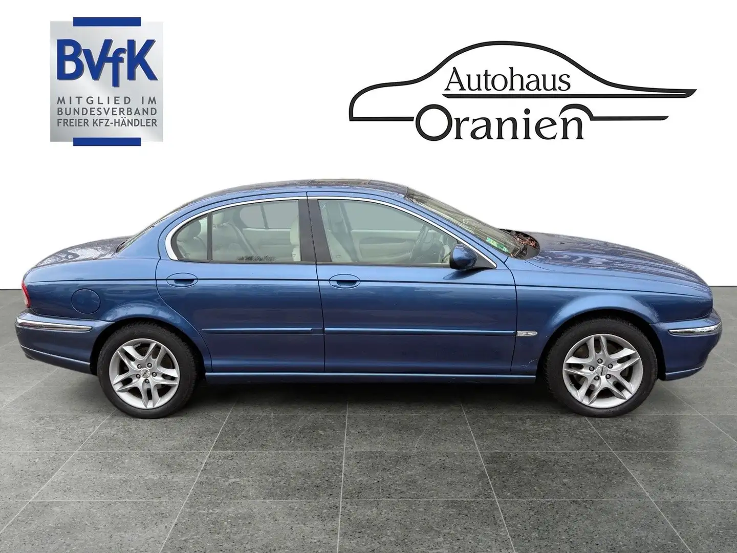 Jaguar X-Type 2.0 V6 Executivem,1.BESITZ,TÜV NEU,LEDER Blau - 2
