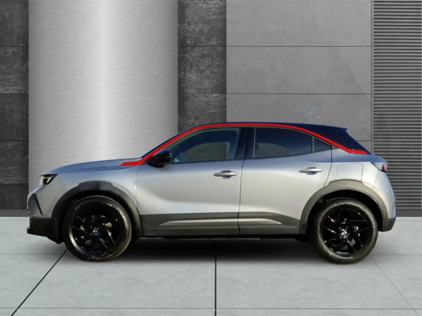 Opel Mokka-E GS Line Automatik Navi Klima Alu Winterräder RFK d Grau - 2