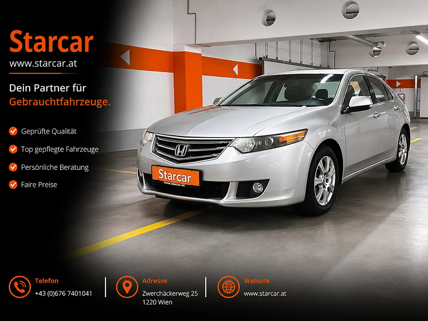 Honda Accord Tourer 2,2i-DTEC Elegance Grau - 1