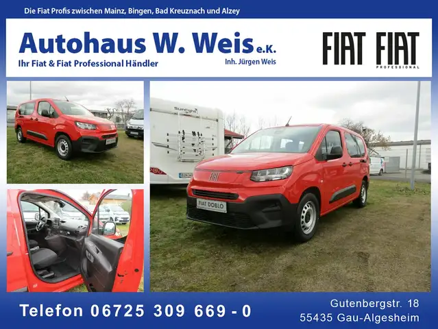 Fiat Doblo XL Multicab 100 1.5 Diesel 75 kW