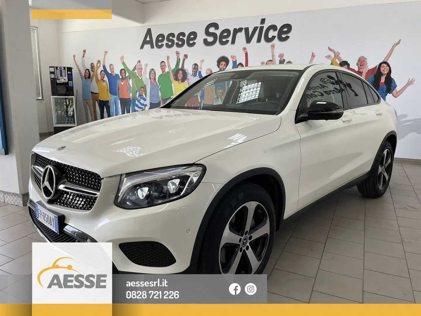 Mercedes-Benz GLC 250 GLC 250 d 4Matic Coupé Sport Bianco - 1