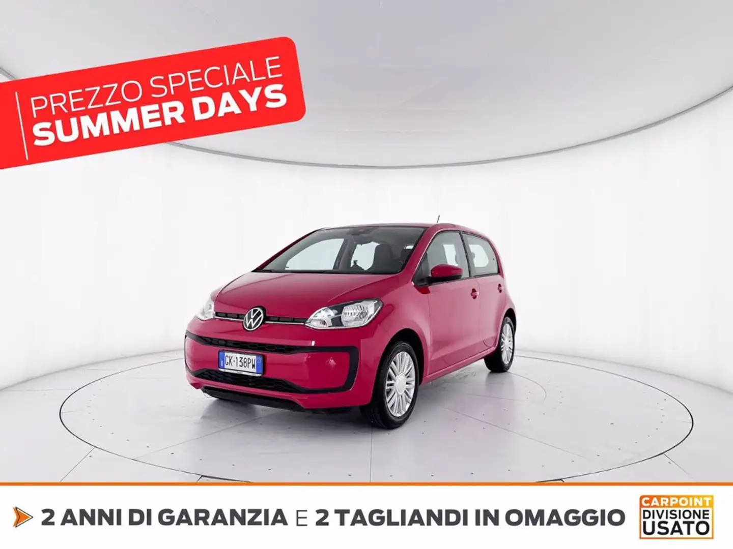Volkswagen up! 5p 1.0 evo move  65cv Rosso - 1