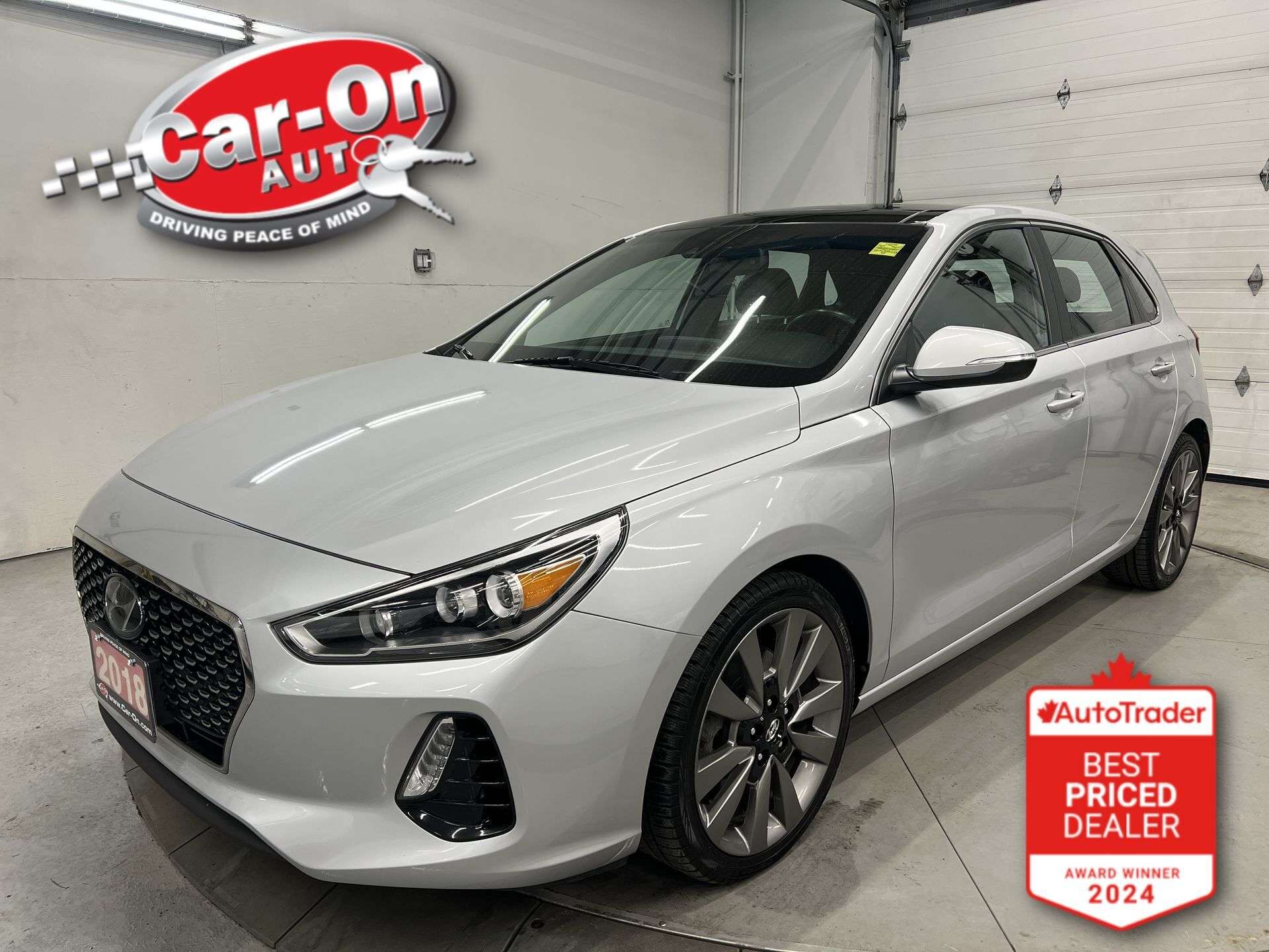 Gray 2018 Hyundai Elantra GT Sport Ultimate FWD Hatchback Automatic