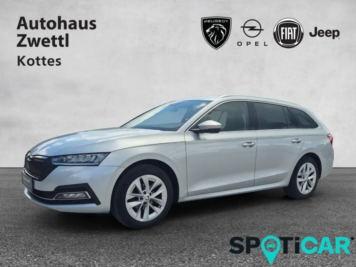 Skoda Octavia Combi 2,0 TDI Style DSG *LED*NAVI*AHK*RFK*ACC* Silber - 1