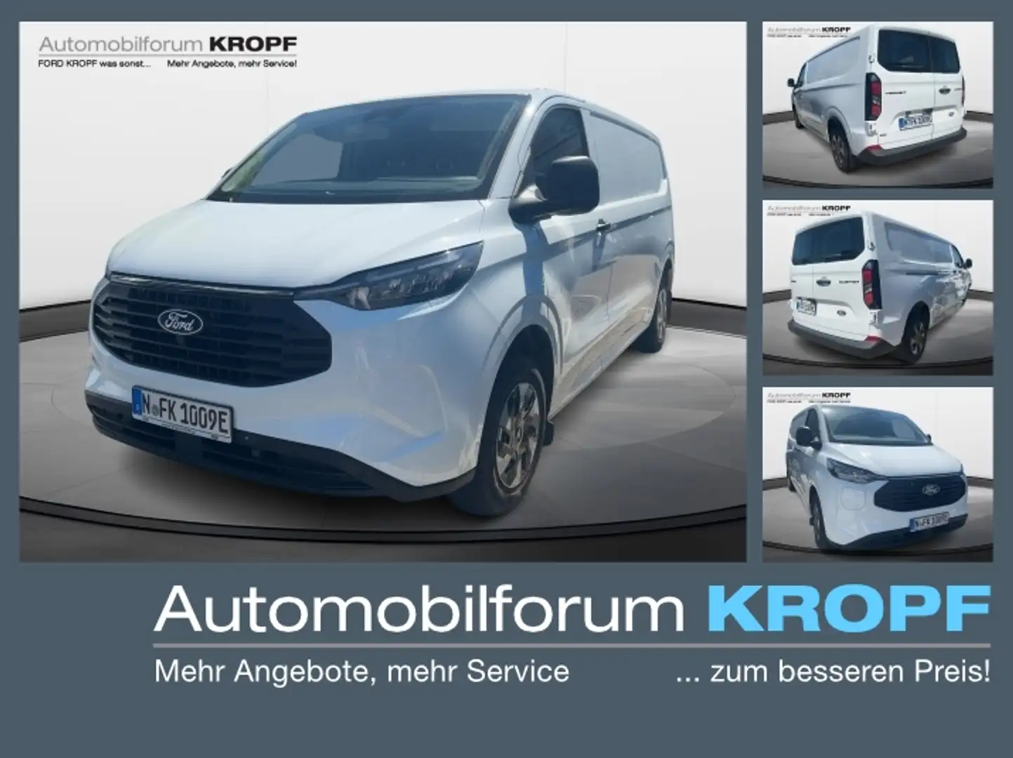 Ford Transit Custom Kasten Elektro 320 L1 LED PRECOL Weiß - 1