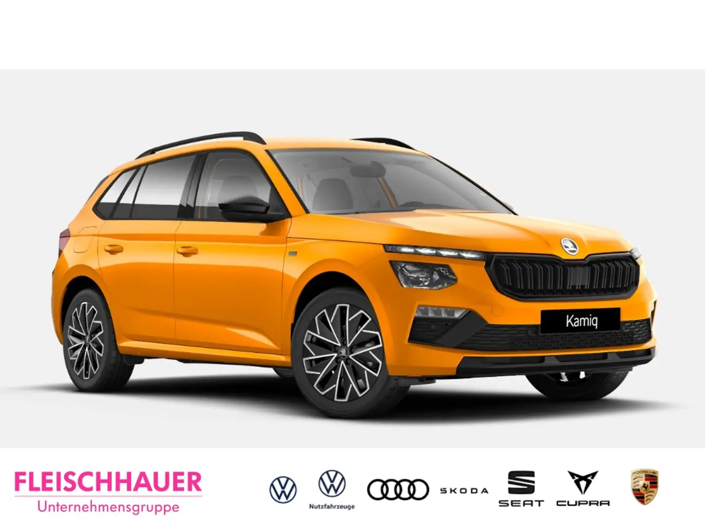 Skoda Kamiq 1.5 TSI Tour AHK ACC BLACK CARPLAY NAVI PHONEBOX Oranje - 1