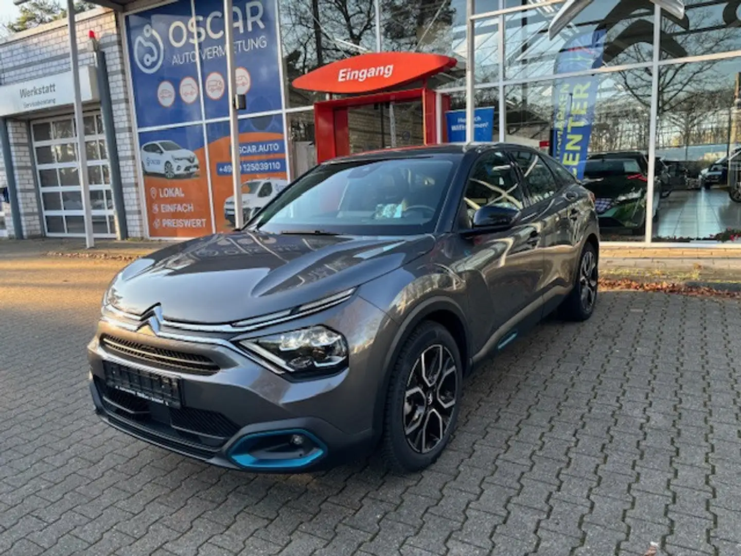 Citroen C4 ë- Feel Pack 136 +NAVI+Kältepaket+Kamera Grau - 2