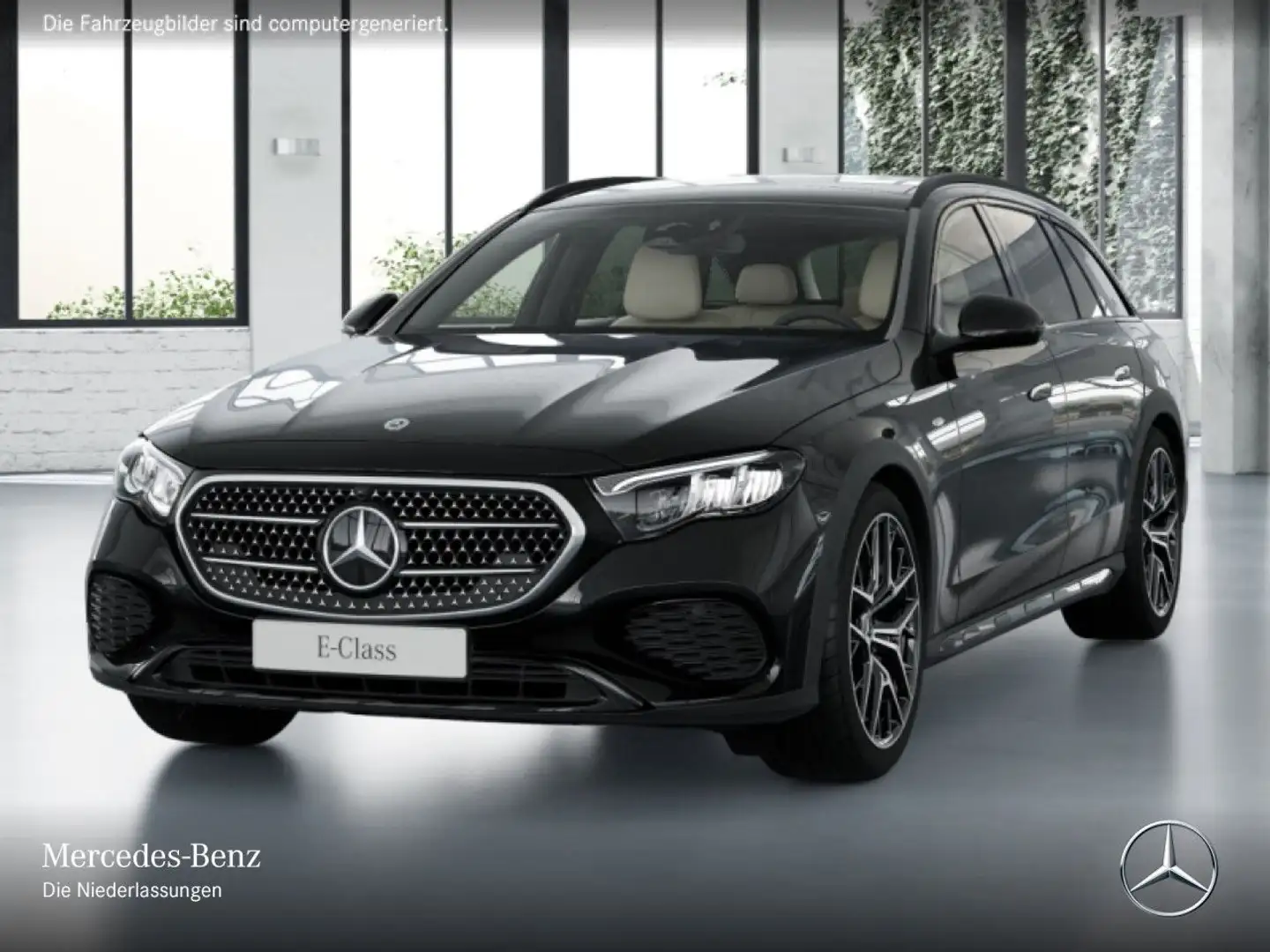 Mercedes-Benz E 300 de T 4M Hybrid Avantgarde 360° Airmat Pano Schwarz - 2