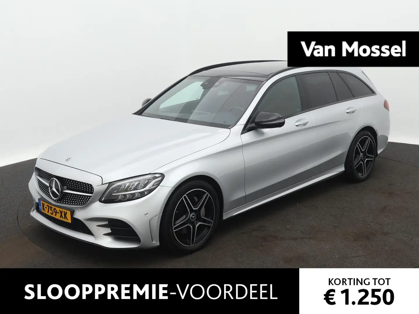 Mercedes-Benz C 180 Estate Business Solution AMG | PANORAMADAK | LEDER Grigio - 1