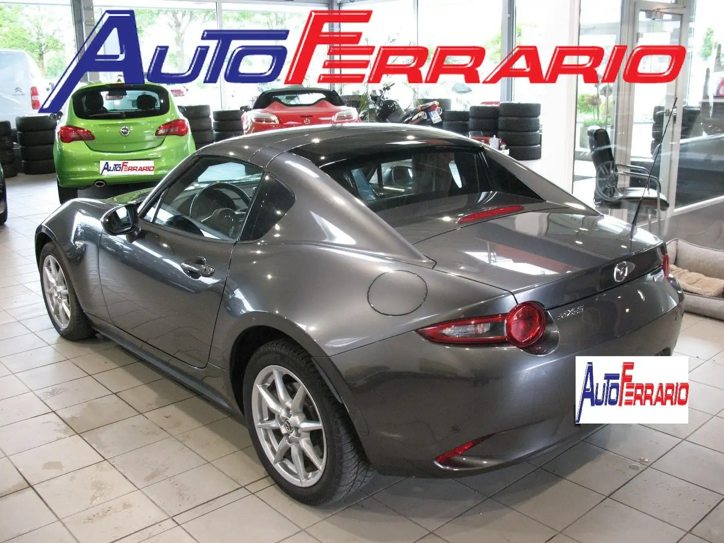 Mazda MX-5 RF SPORT PELLE TOTALE NAVY LED SENS PARK CRUISE Gris - 2