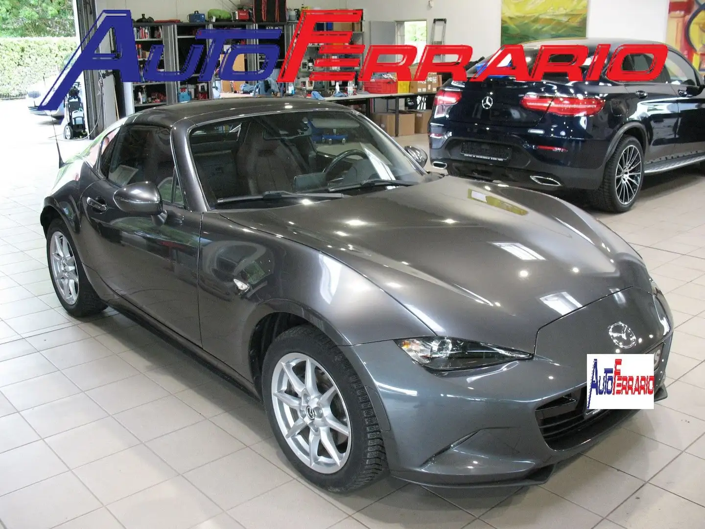 Mazda MX-5 RF SPORT PELLE TOTALE NAVY LED SENS PARK CRUISE Gris - 1