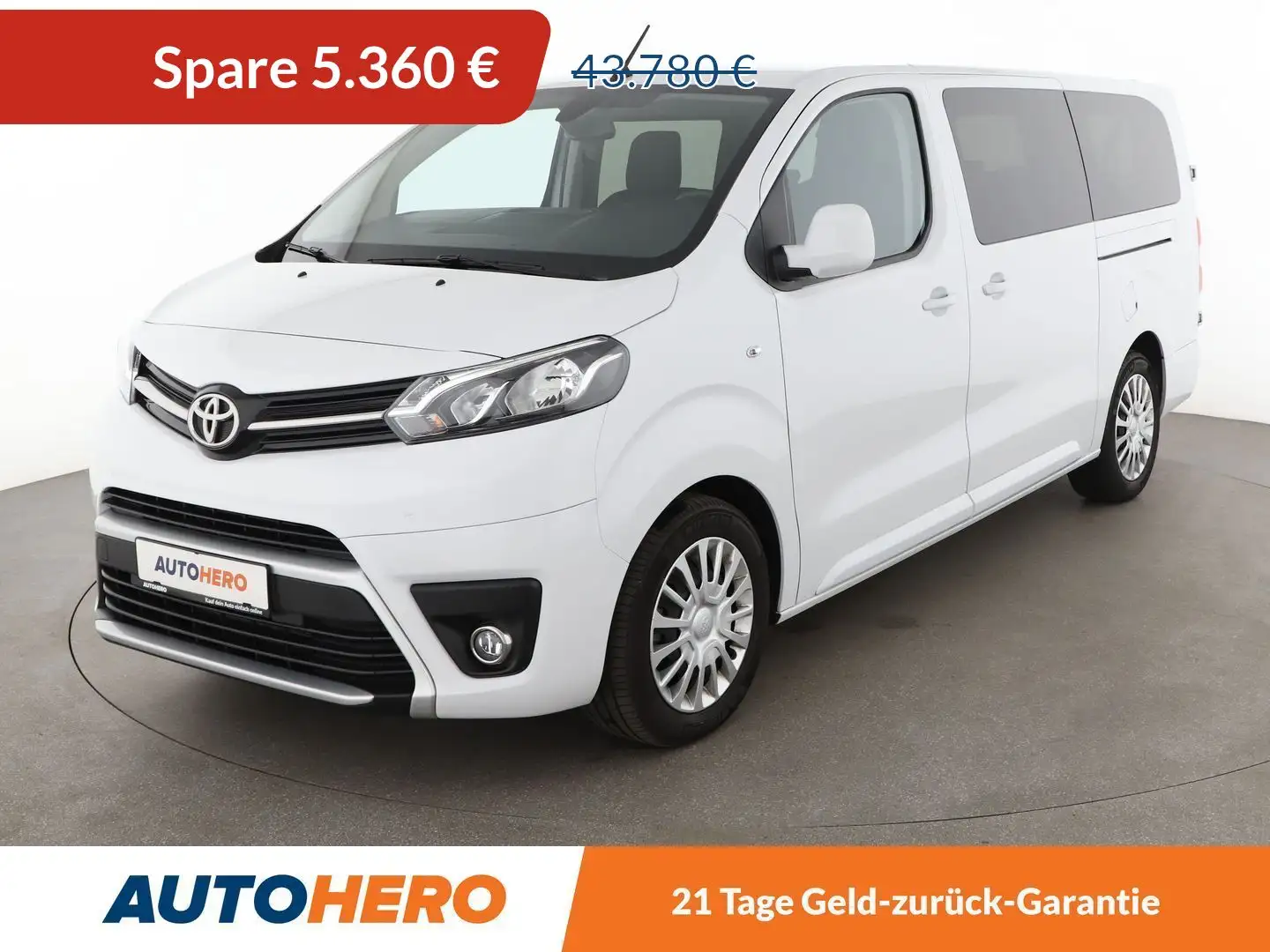 Toyota Proace 2.0 D-4D Compact Team D Aut*TEMPO*KLIMA* Weiß - 1