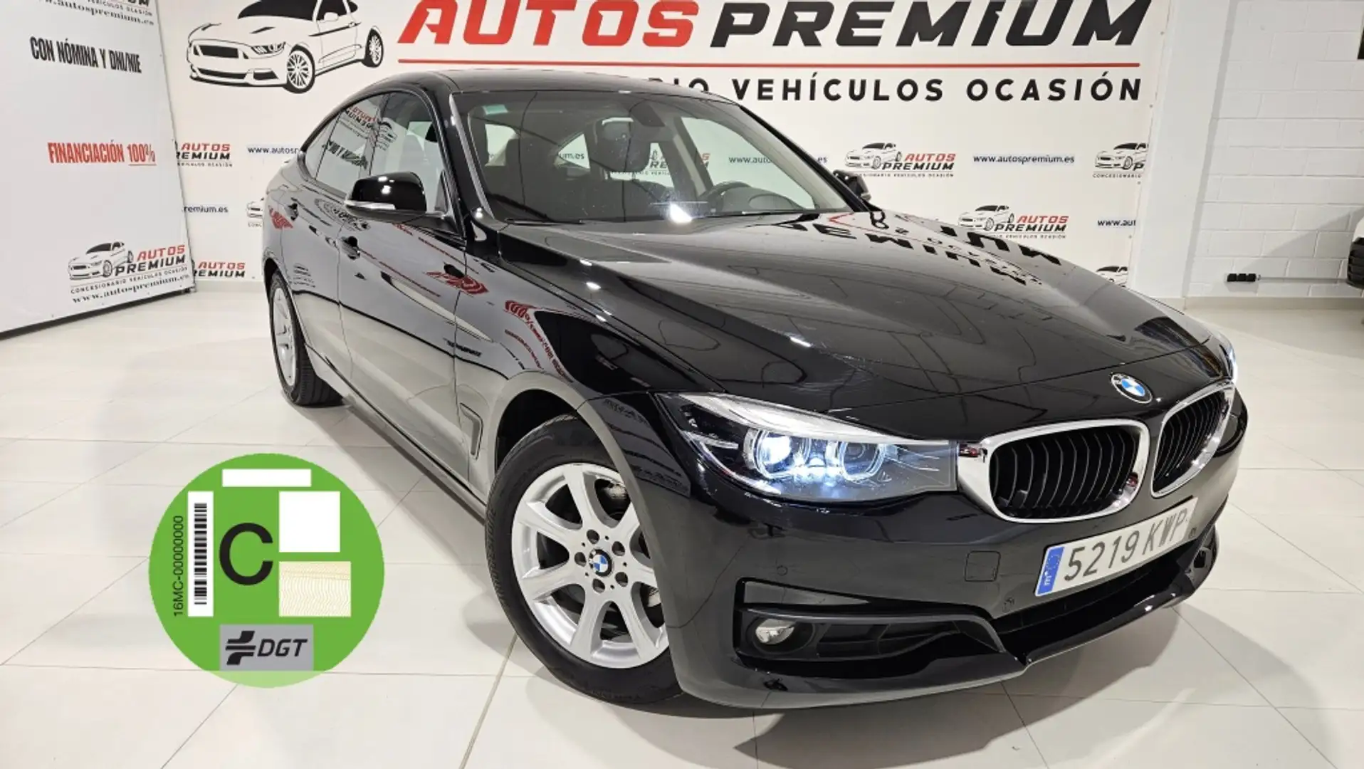 BMW 318 318dA Schwarz - 1