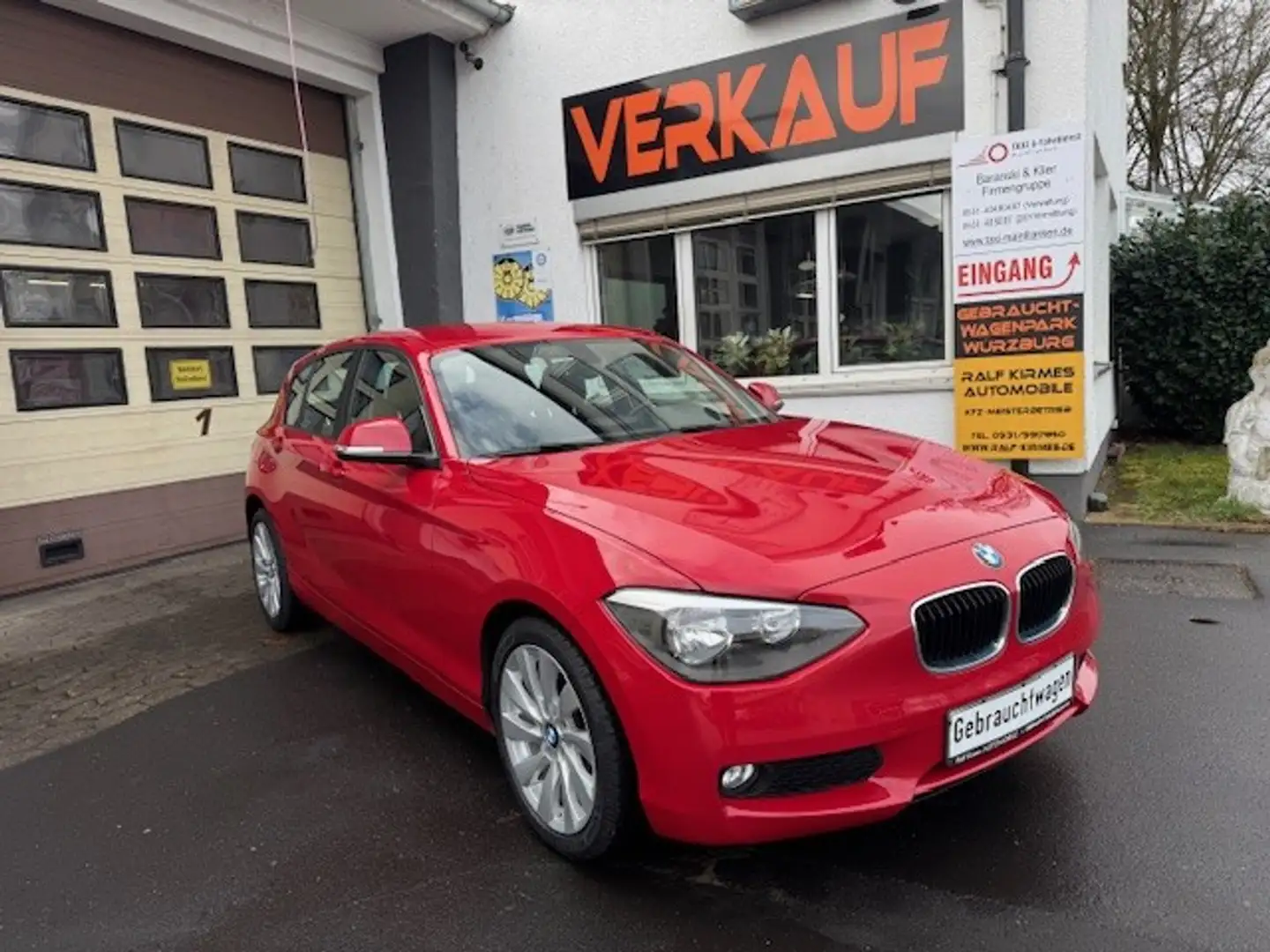 BMW 116 d Comfort PDC TEMPO SHZ Alu 17 Zoll Bluetooth Rot - 1