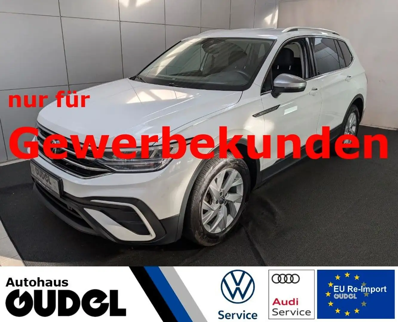 Volkswagen Tiguan Allspace Life 2.0 TDI DSG AHK Standh. ACC Blanc - 1