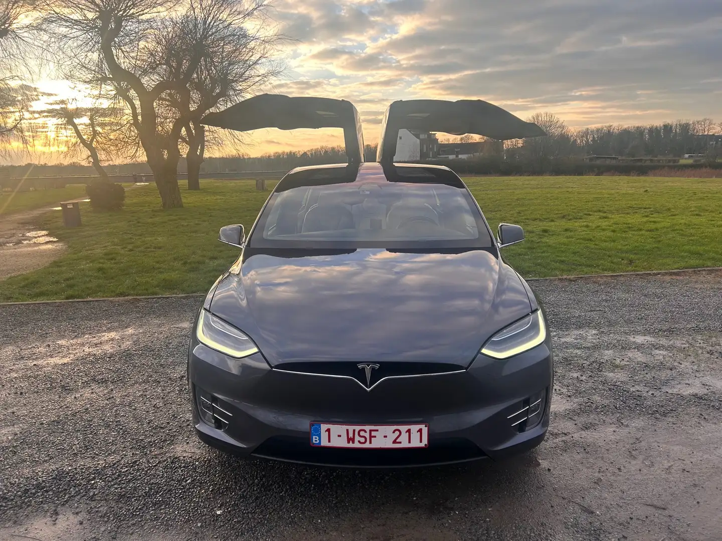 Tesla Model X 100 kWh long range Сірий - 2