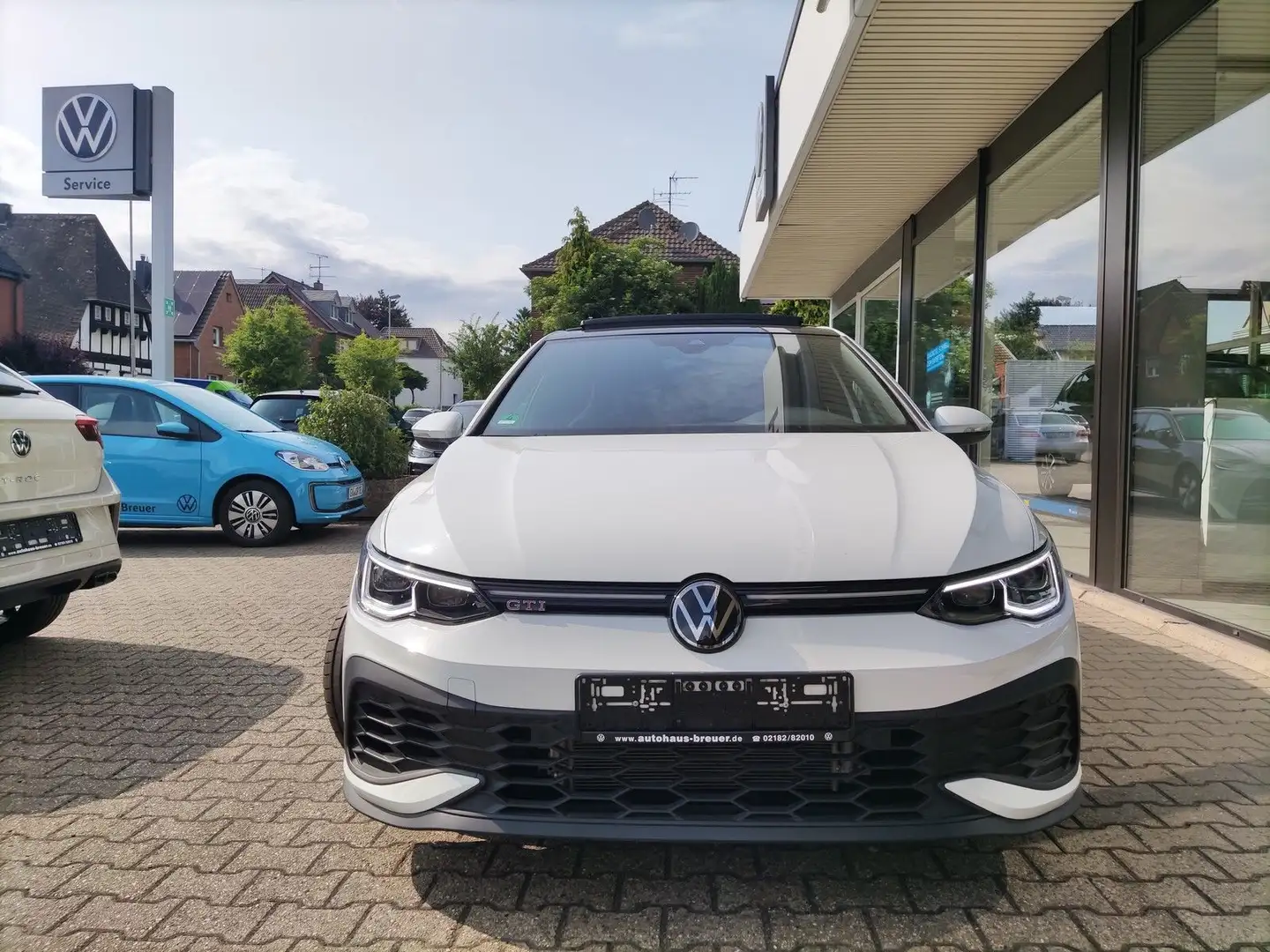 Volkswagen Golf VIII GTI Clubsport,IQ,PANO,KAM,WR,Ass-Pak Bianco - 2