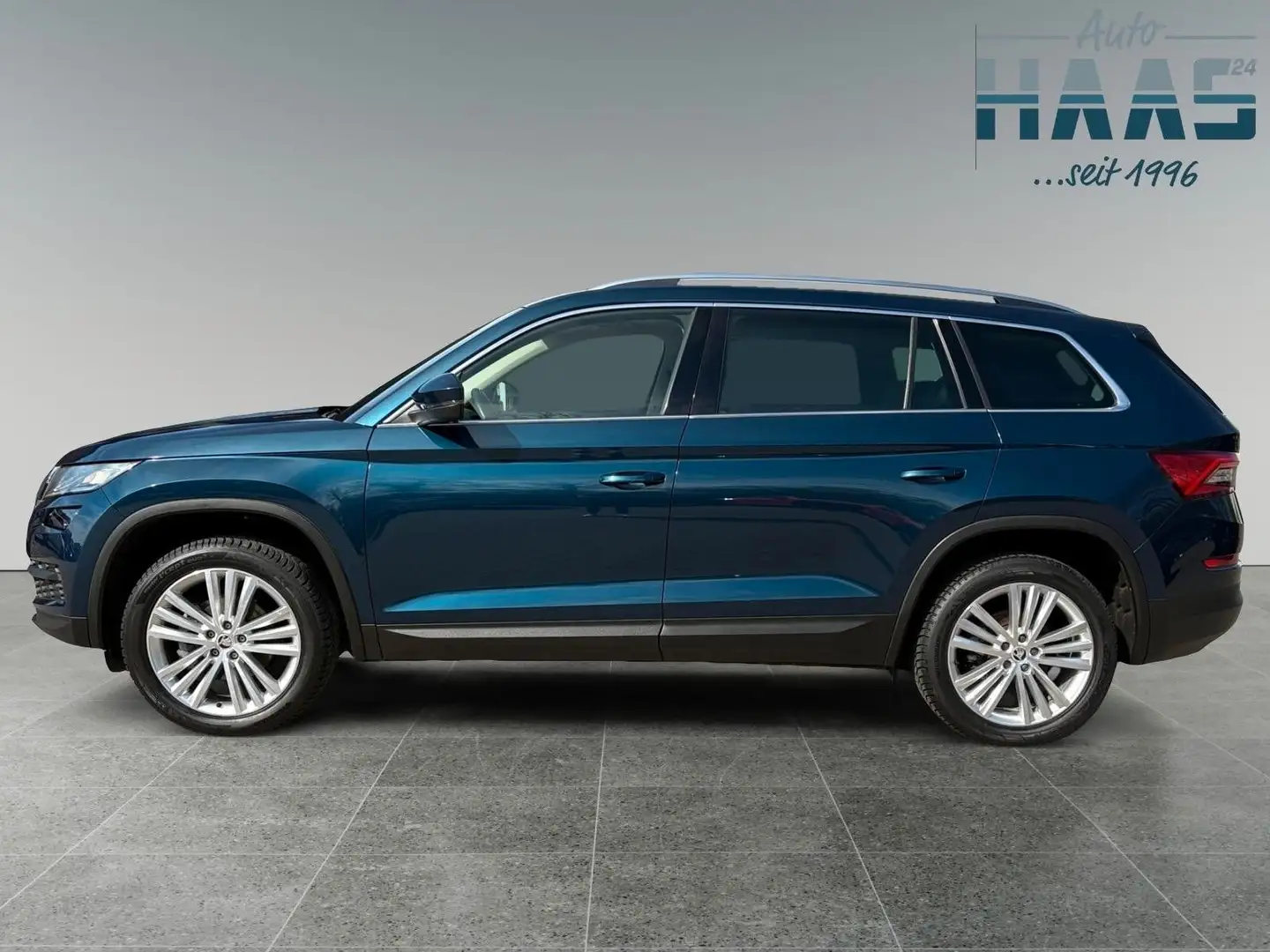 Skoda Kodiaq 4x4 DSG Leder Navi ACC Sitzh 7.Sitzer ALU Blau - 2