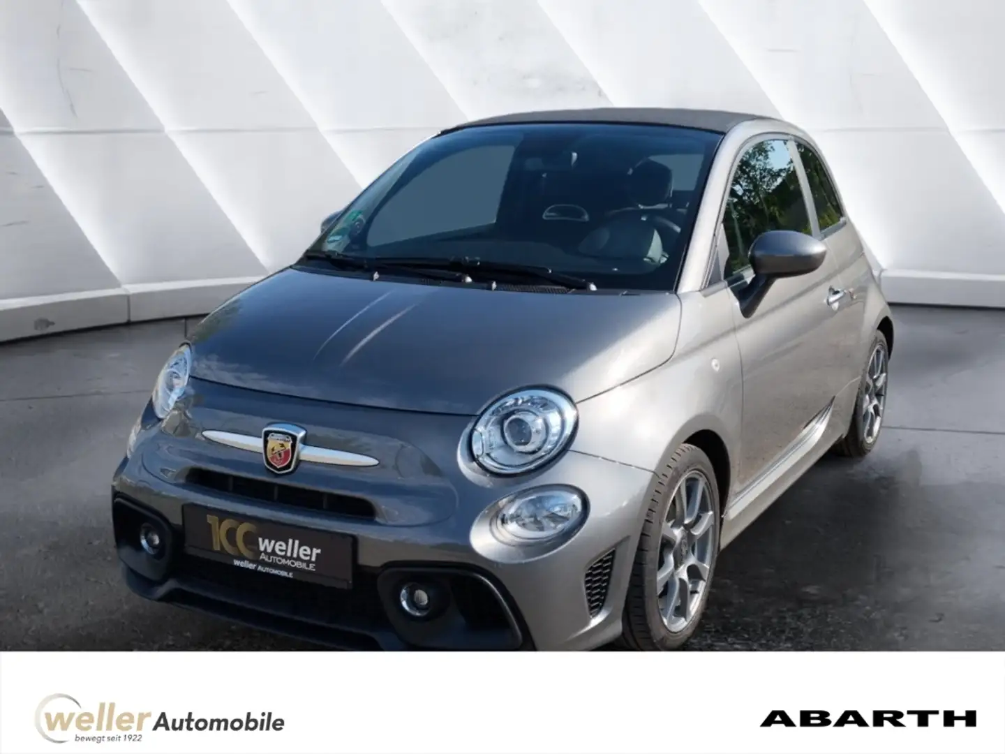 Abarth 595C Beats Navi Parksensoren Xenon 8-Fach Bereift Klima Gris - 1