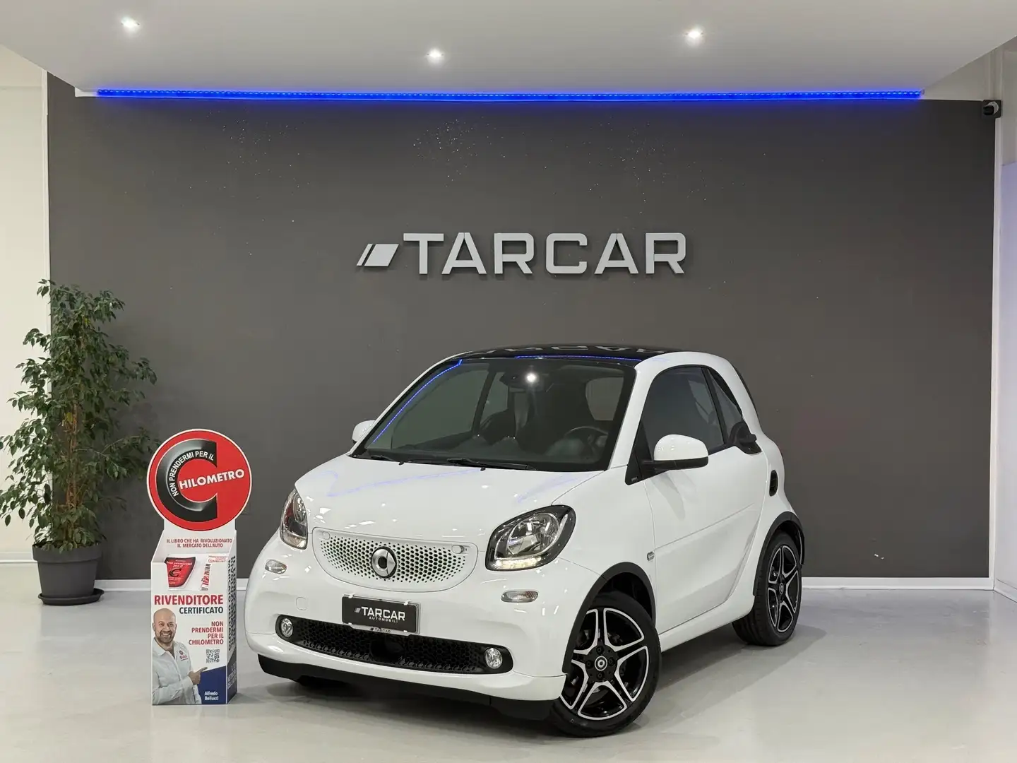 smart forTwo fortwo 90 0.9 Turbo twinamic Passion Blanc - 1