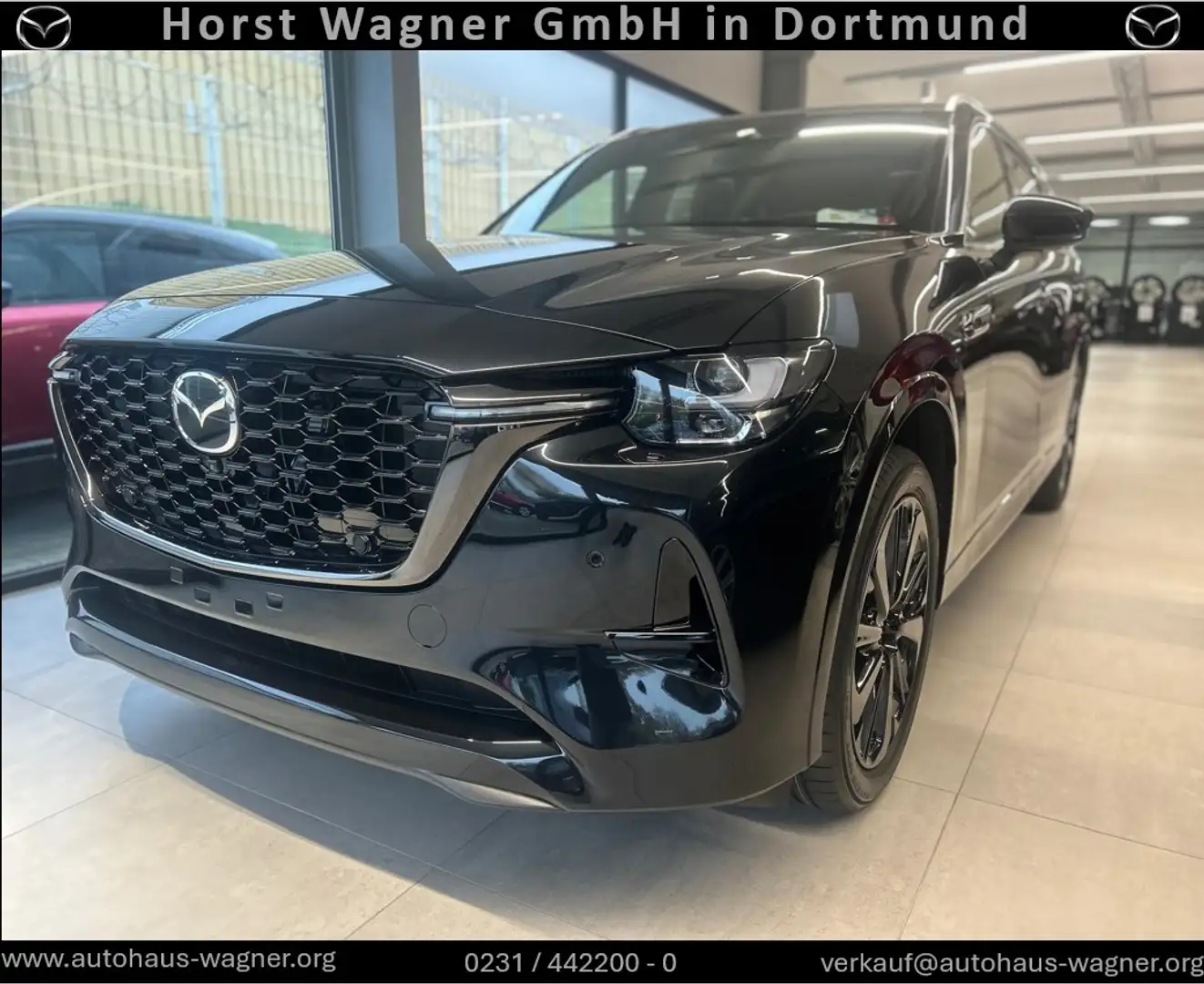 Mazda CX-80 Homura Plus 327 PS *Bose*Matrix*Pano*Neuwagen* Noir - 1
