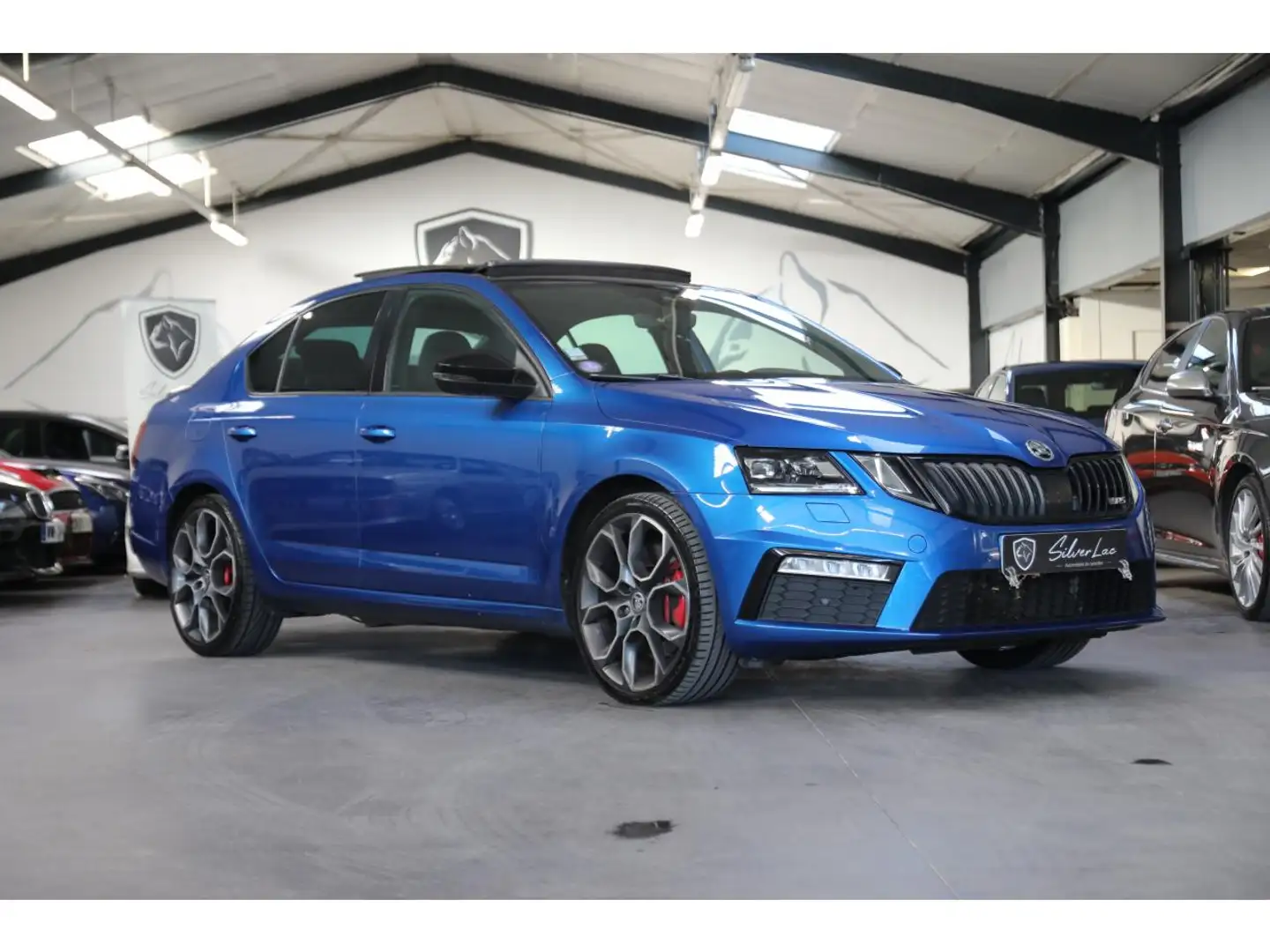 Skoda Octavia VRS V RS 2.0 TSI 245 DSG BERLINE / TOIT PANO / FRANCAISE Blau - 1