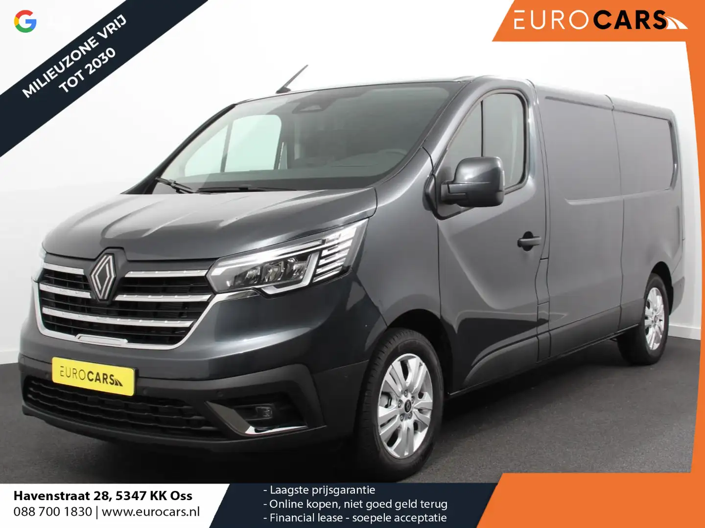 Renault Trafic 2.0 Blue dCi 150 Automaat T30 L2H1 Advance Navigat Grijs - 1