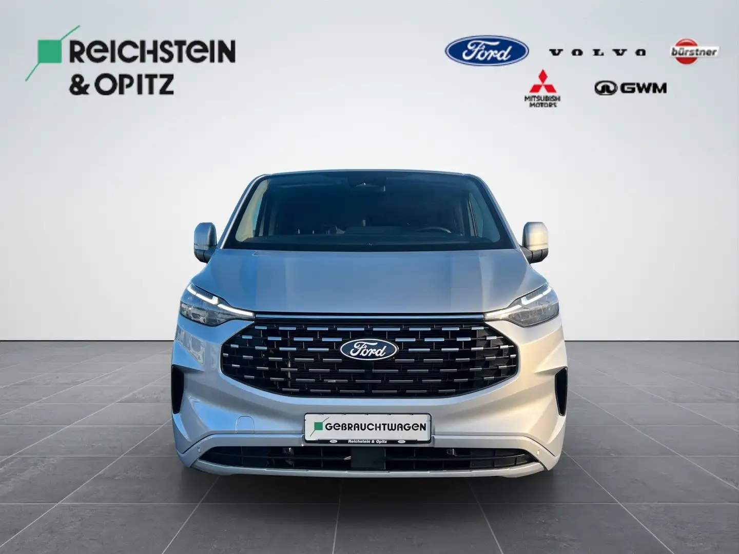 Ford Tourneo Custom 2.0 EcoBlue 320 L2 Titanium FWD Silber - 2