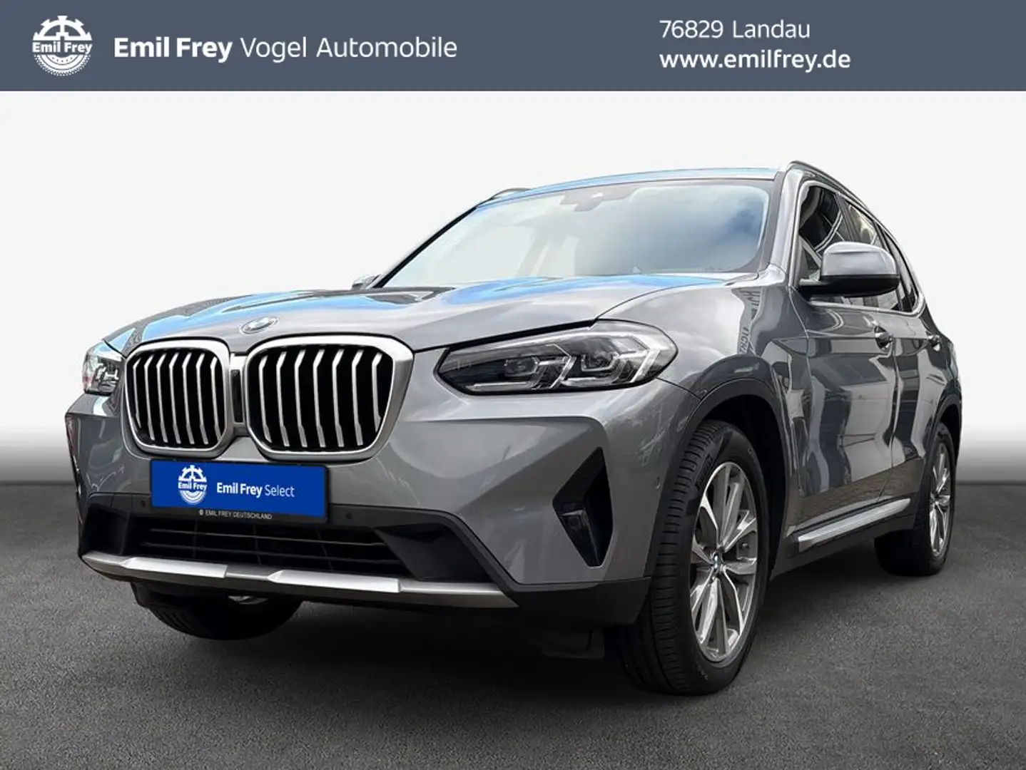 BMW X3 xDrive20d Aut. HiFi* Pano* SHZ* Gris - 1