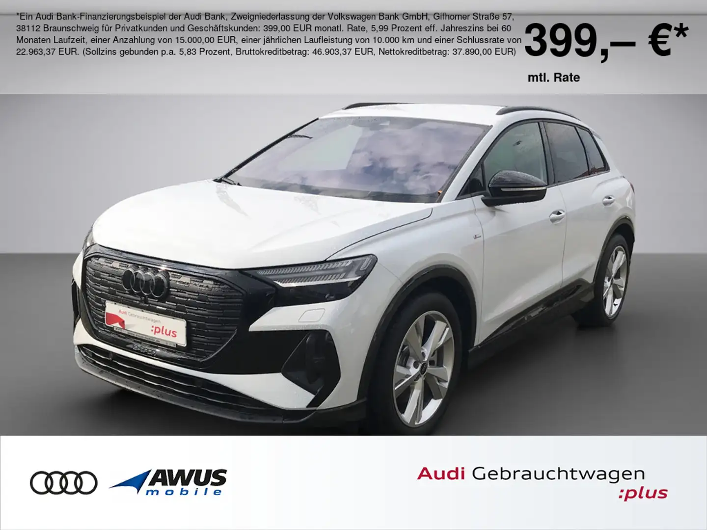 Audi Q4 e-tron 45 e-tron , S line, Matrix LED Weiß - 1