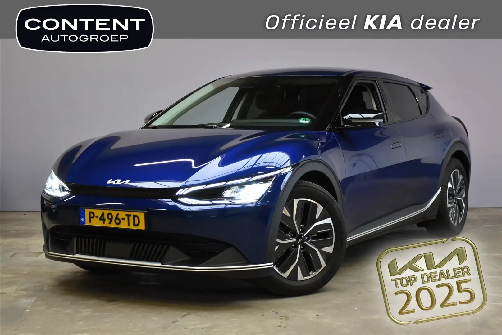 Kia EV6 58kWh 169pk RWD Air TREKHAAK Blau - 1