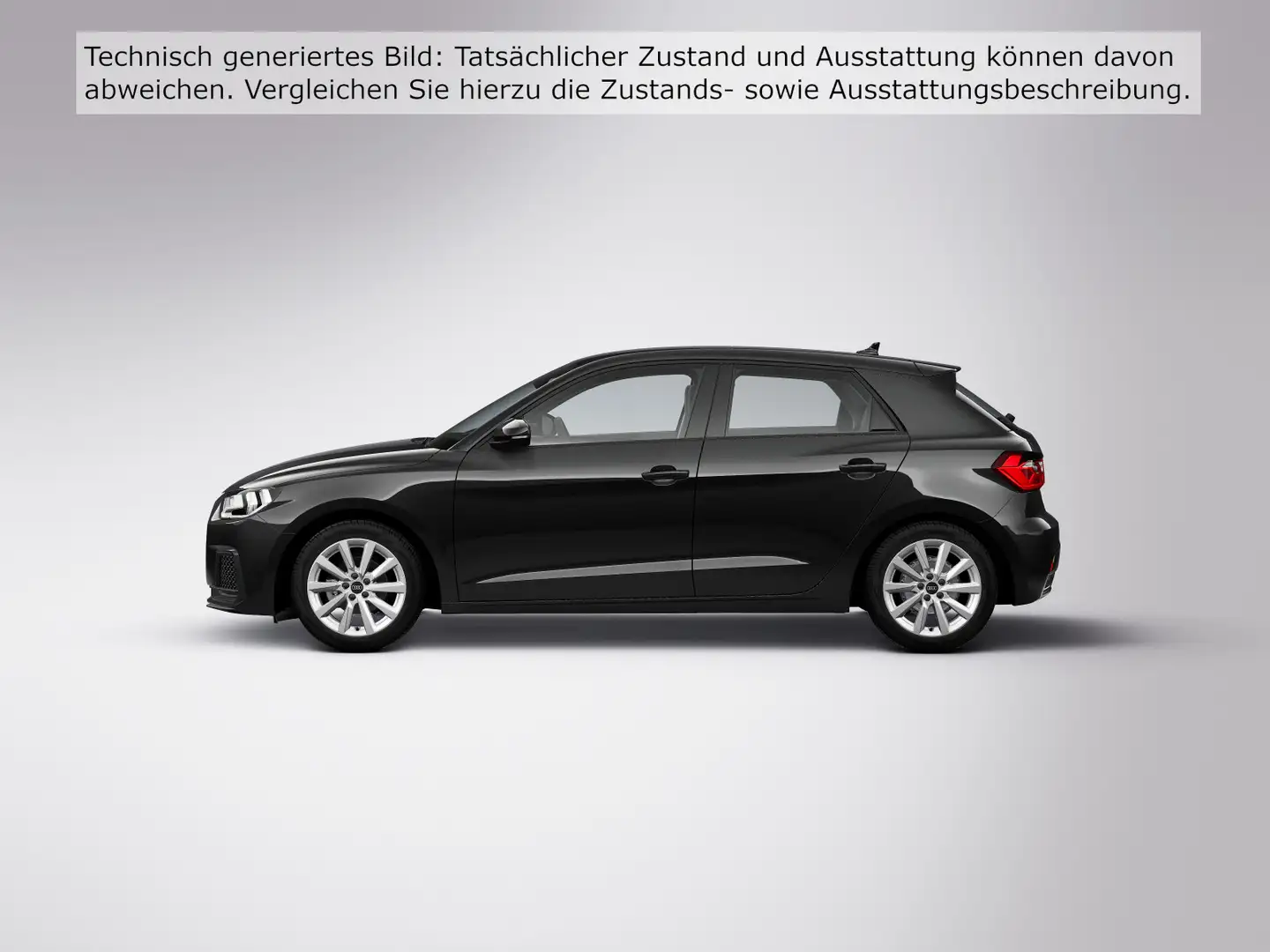 Audi A1 advanced 25 TFSI 70(95) kW(PS) Scha Schwarz - 2