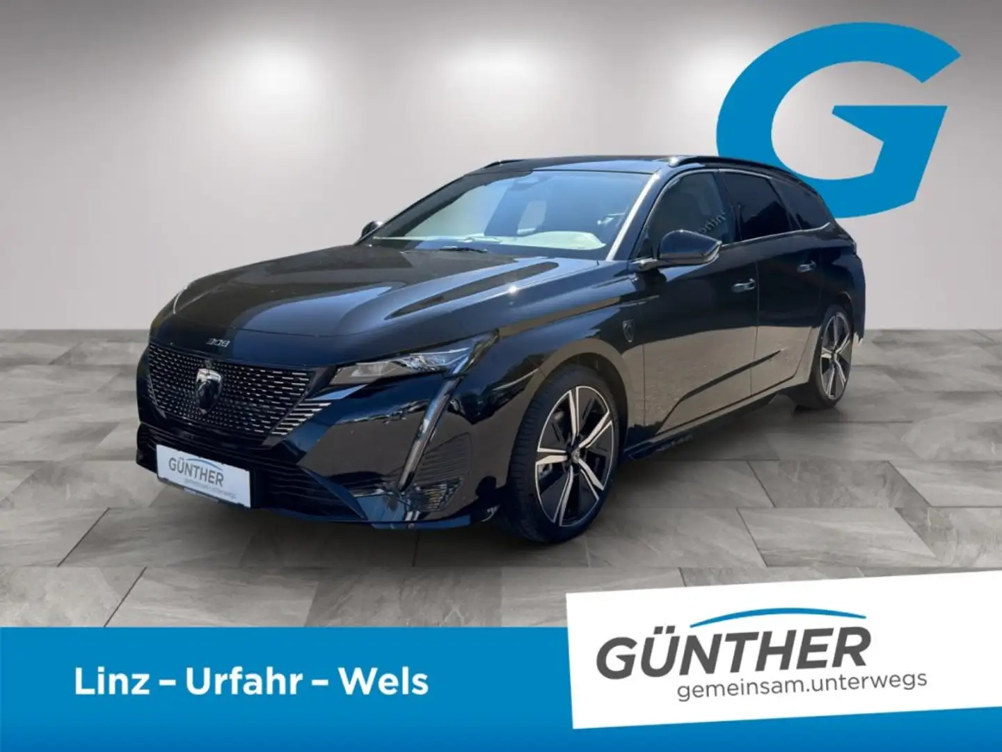 Peugeot 308 SW GT BHDi 130 EAT8 Schwarz - 1