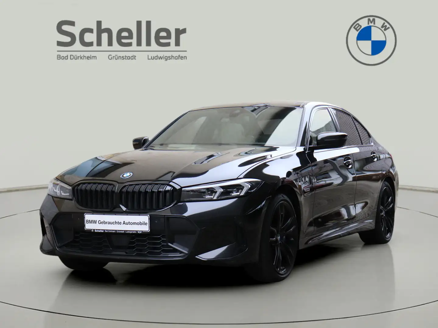 BMW 330 e xDrive Limousine M Sport LED HiFi Glasdach Noir - 1