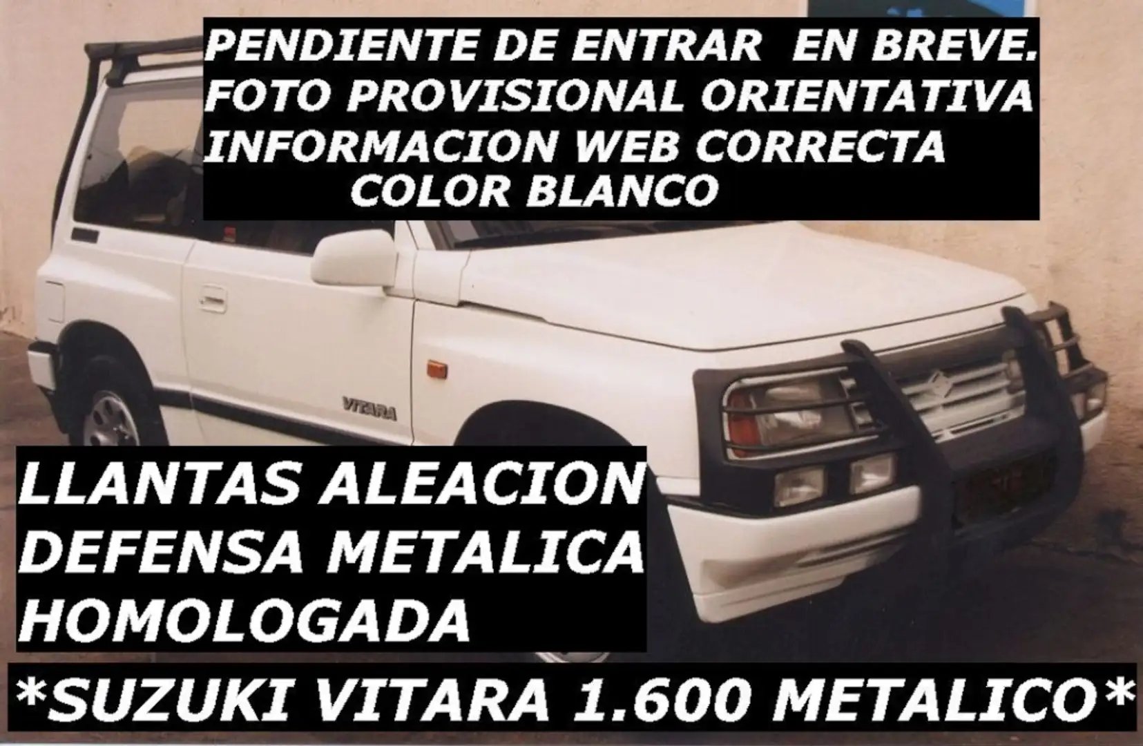 Suzuki Vitara 1.6 Techo Metálico Lujo Blanco - 1