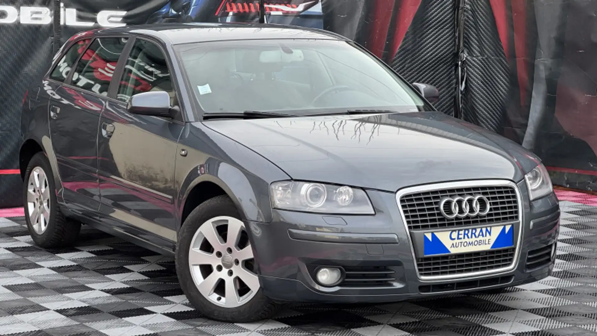 Audi A3 2.0 FSI 150CH AMBITION TIPTRONIC Gris - 2