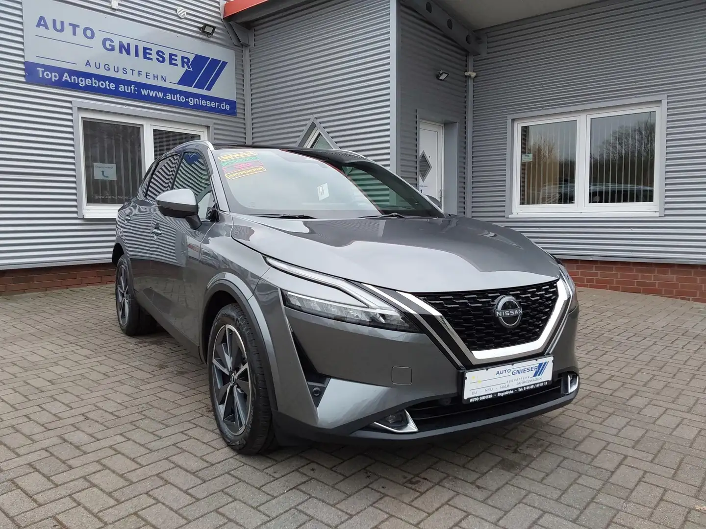 Nissan Qashqai 1.3 DIG-T Mild Hybrid Tekna+ ACC/SHZ/LED/NAV/KA... Grau - 1
