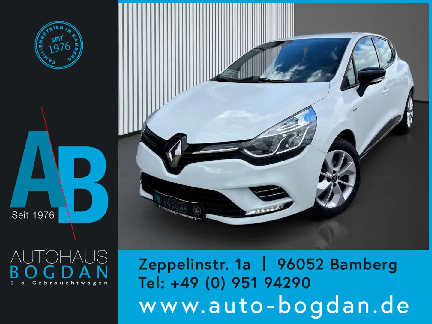 Renault Clio Limited Automatik*Navi*Tempomat*DAB Blanc - 1