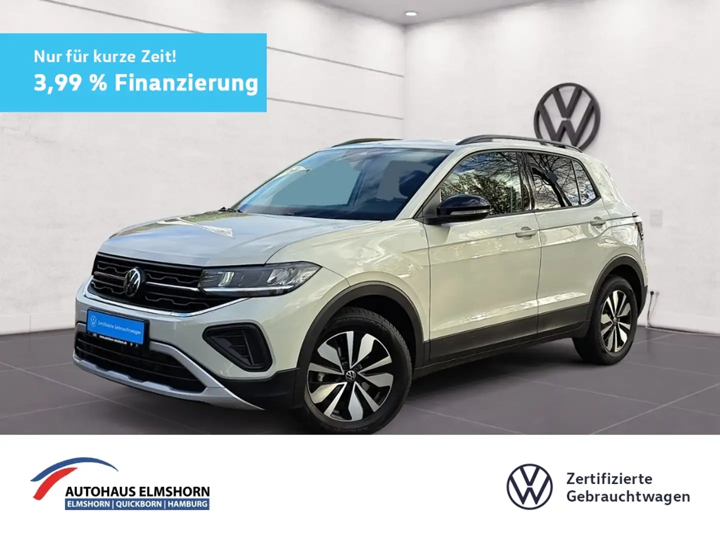 Volkswagen T-Cross Goal 1.0 TSI 3,99% APP KAM LED PDC SHZ Grau - 1