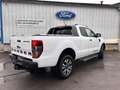 Ford Ranger 2.0 TDCi 213ch Super Cab Wildtrak BVA10 Blanc - thumbnail 2