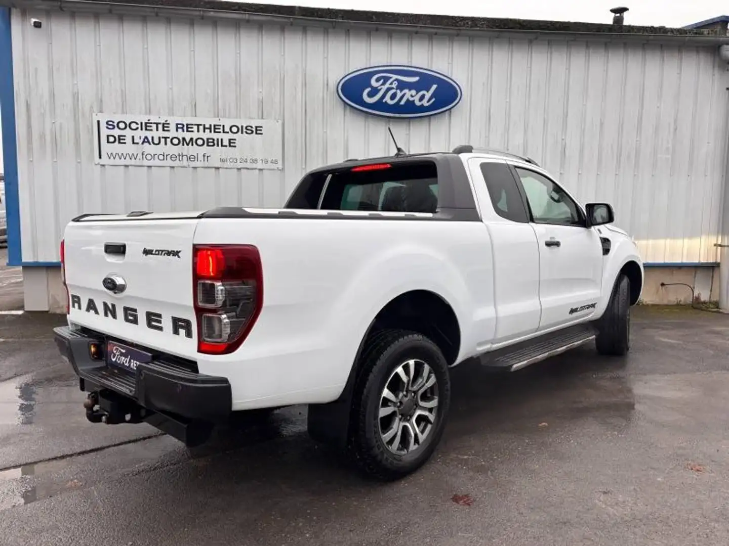 Ford Ranger 2.0 TDCi 213ch Super Cab Wildtrak BVA10 Blanc - 2