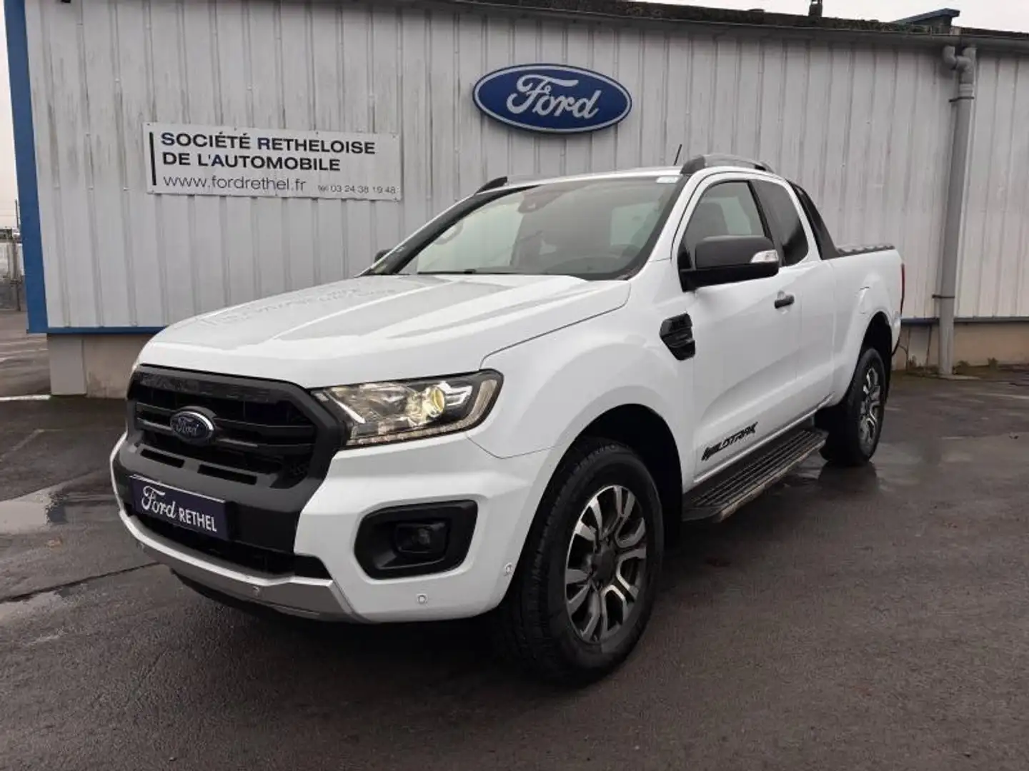 Ford Ranger 2.0 TDCi 213ch Super Cab Wildtrak BVA10 Blanc - 1