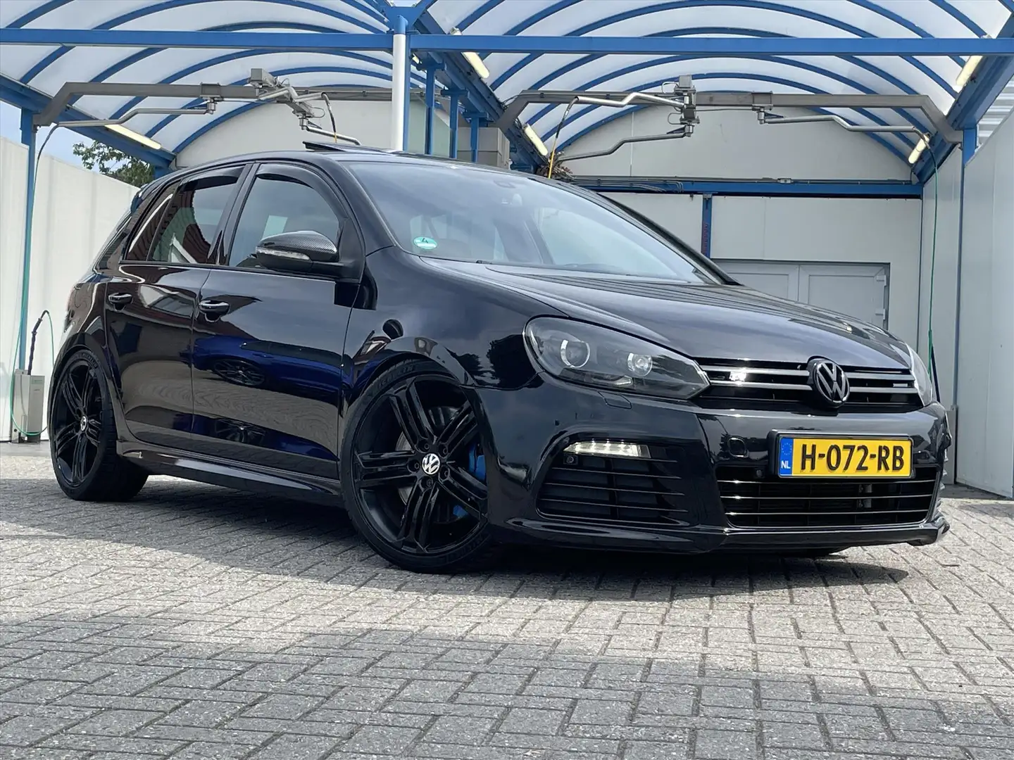 Volkswagen Golf 6 2.0 TSI R 380PK 4Motion / Schuif-Kantal / Dynaud Zwart - 2